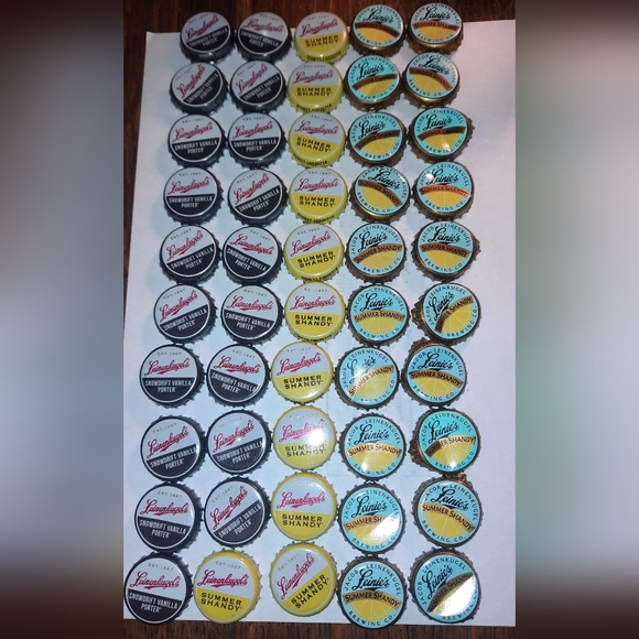 Lpt of 50 Leinenkugel's beer Bottle Caps great for crafts - Picture 1 of 3